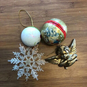 Christmas ornaments 4 pieces lot